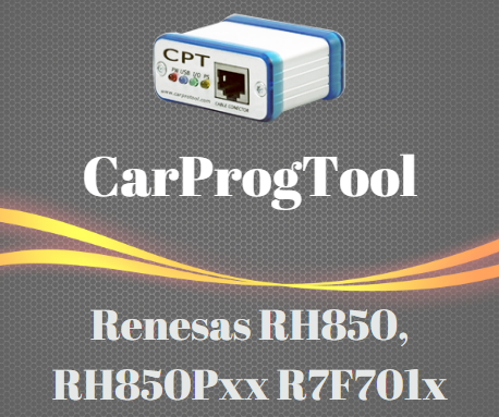 CarProTool Aktivasyon Renesas RH850, RH850Pxx R7F701x Programcı