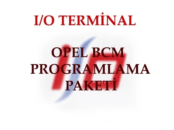﻿I/OTERMINAL OPEL BCM Programlama Paketi