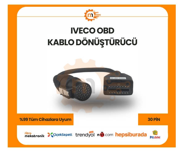 Picture of 30 Pin Iveco OBD Cable Converter