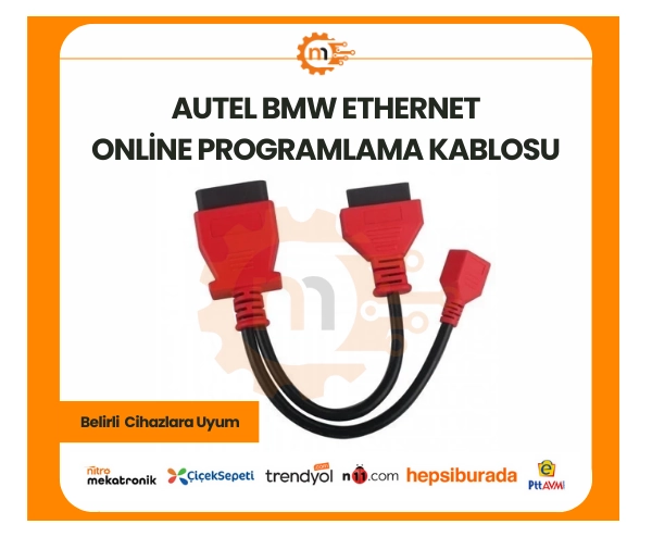 Autel BMW Ethernet Online Programlama Kablosu