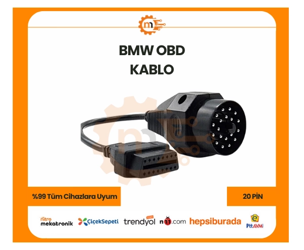 Picture of 20 Pin BMW OBD Cable Converter